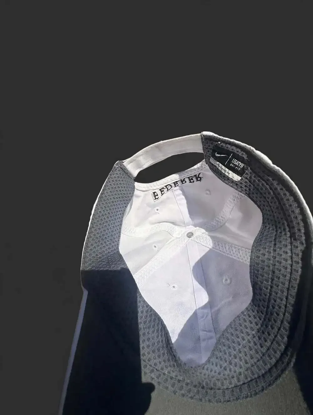 Nike Roger Federer RF Legacy91 Dri-FIT White Adjustable Tennis Hat Cap